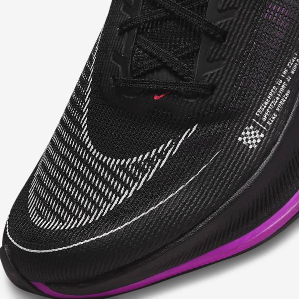 Nike ZoomX Vaporfly Next% 2 Road Racing Men's Running Shoes Black / Purple / Grey / Red | NK217LTN