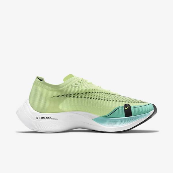 Nike ZoomX Vaporfly Next% 2 Road Racing Women's Running Shoes Black / Metal Gold / White | NK614GIL