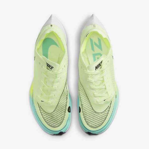 Nike ZoomX Vaporfly Next% 2 Road Racing Women's Running Shoes Black / Metal Gold / White | NK614GIL