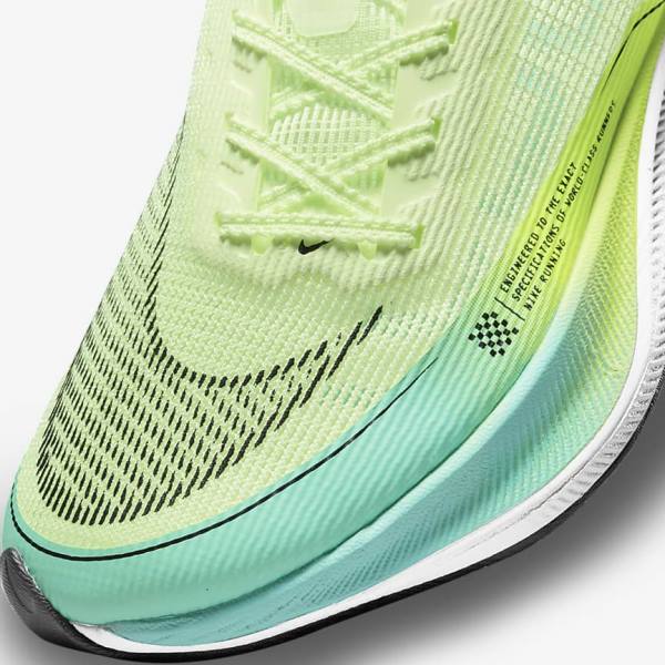 Nike ZoomX Vaporfly Next% 2 Road Racing Women's Running Shoes Black / Metal Gold / White | NK614GIL