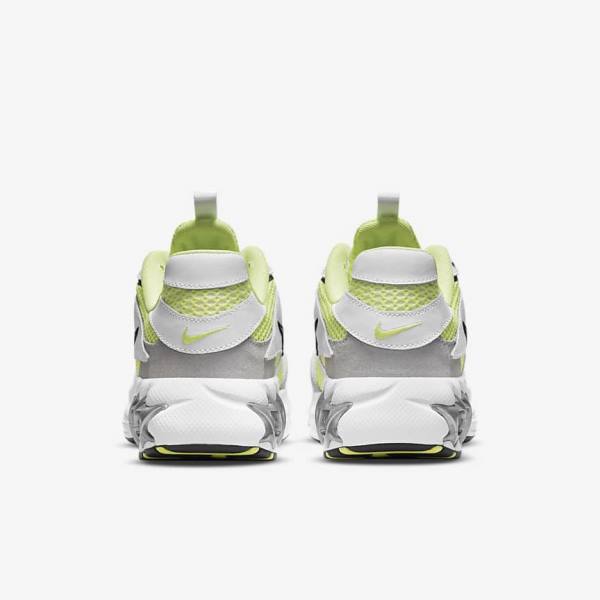 Nike Zoom Air Fire Women's Sneakers White / Light Lemon / Black / Metal Silver | NK964ZRY