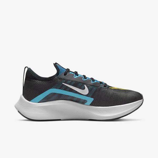 Nike Zoom Fly 4 Road Men's Running Shoes Black / Green / Orange | NK127ITD