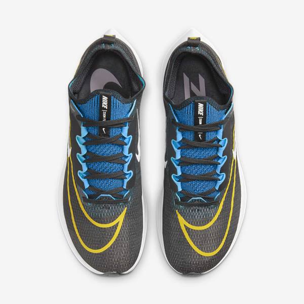 Nike Zoom Fly 4 Road Men's Running Shoes Black / Green / Orange | NK127ITD