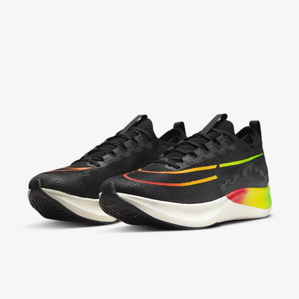 Nike Zoom Fly 4 Road Men's Running Shoes Orange / Black | NK269VGH