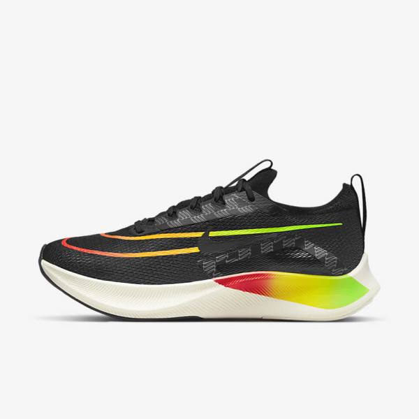 Nike Zoom Fly 4 Road Men\'s Running Shoes Orange / Black | NK269VGH