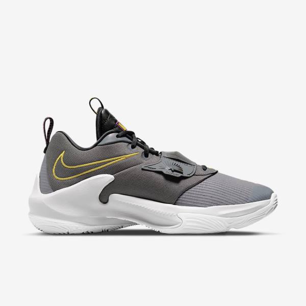 Nike Zoom Freak 3 Men's Basketball Shoes Grey / Black | NK418JVG