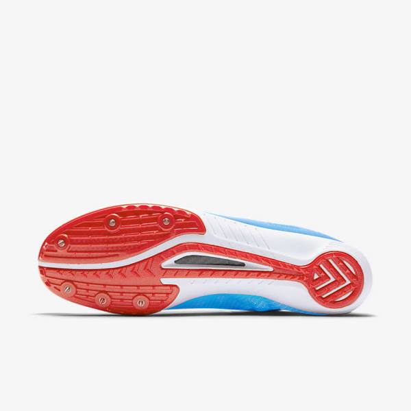 Nike Zoom Mamba 3 Unisex Distance Spike Women's Running Shoes Blue / Light Red / Blue | NK395ZHT