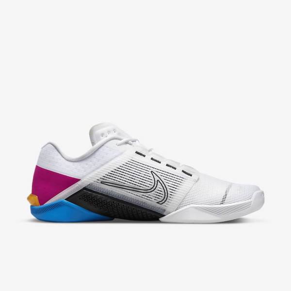 Nike Zoom Metcon Turbo 2 Men's Training Shoes White / Blue / Pink / Black | NK463AWQ