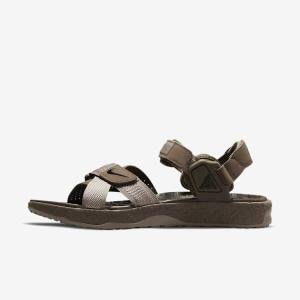 Nike ACG Air Deschutz Men's Sandals Khaki / Black | NK605QSI