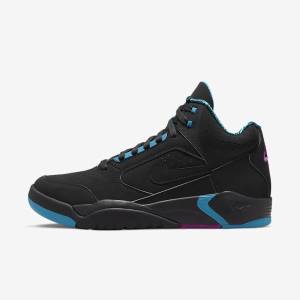 Nike Air Flight Lite Mid Men's Sneakers Black / Turquoise / Red Purple / Black | NK293NXR