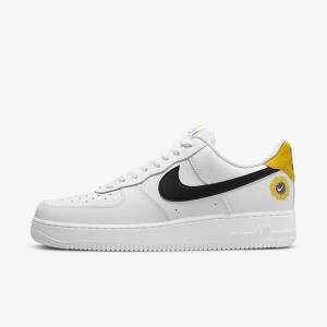 Nike Air Force 1 07 LV8 Men's Sneakers White / Yellow / Black | NK182XBP