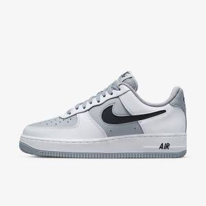 Nike Air Force 1 07 LV8 Men's Sneakers White / Grey / Black | NK968VDN