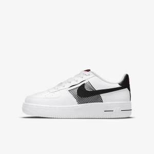 Nike Air Force 1 LV8 Older Kids' Sneakers White / Red / White / Black | NK241UVW