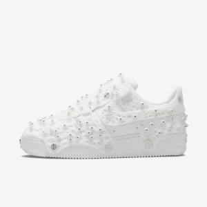 Nike Air Force 1 LXX x Swarovski Women's Sneakers White / Metal Silver / White | NK157CIG