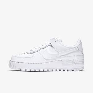 Nike Air Force 1 Shadow Women's Sneakers White | NK106CPB