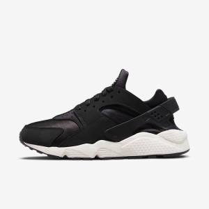 Nike Air Huarache LE Men's Sneakers Black / White | NK307YKX