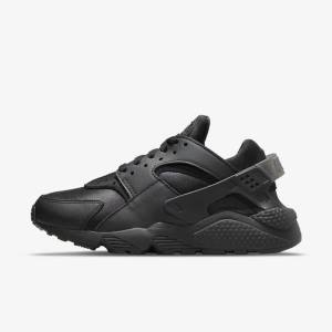 Nike Air Huarache Women's Sneakers Black / Dark Grey | NK953TAK