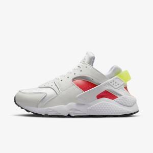 Nike Air Huarache Women's Sneakers White / Light Red / Black | NK102XIN