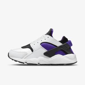 Nike Air Huarache Women's Sneakers White / Purple / Black | NK890EGA