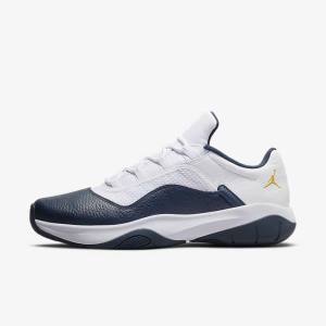 Nike Air Jordan 11 CMFT Low Men's Sneakers White / Navy | NK928VRS