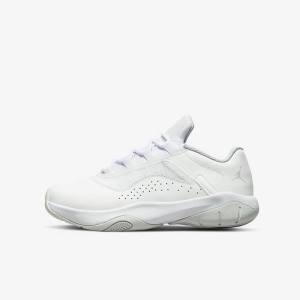 Nike Air Jordan 11 CMFT Low Older Kids' Jordan Shoes White / Platinum | NK537SIQ