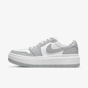 Nike Air Jordan 1 Elevate Low Women's Jordan Shoes White / Grey | NK510SMT