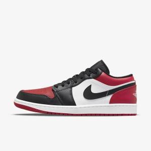 Nike Air Jordan 1 Low Men's Jordan Shoes Red / Black / White | NK017UFZ