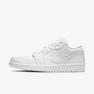 Nike Air Jordan 1 Low Men's Sneakers White | NK863XPI