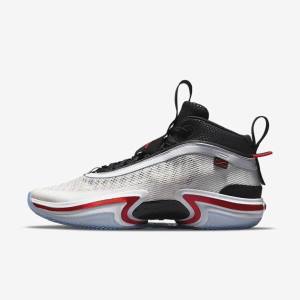 Nike Air Jordan XXXVI Psychic Energy Men's Basketball Shoes White / Black / Red | NK985BUI