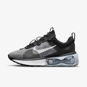 Nike Air Max 2021 Women's Sneakers Black / Metal Silver / Grey / White | NK780QMN