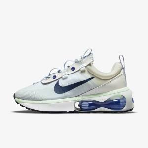 Nike Air Max 2021 Women's Sneakers White / Green / Obsidian | NK621DNG