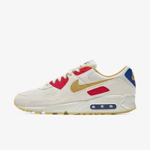 Nike Air Max 90 By You Custom Women's Sneakers Multicolor | NK419DIP