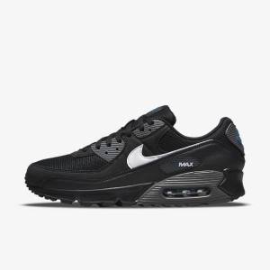 Nike Air Max 90 Men's Sneakers Black / Grey / White | NK297CHU