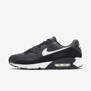 Nike Air Max 90 Men's Sneakers Grey / Dark Grey / Black / White | NK560QRX