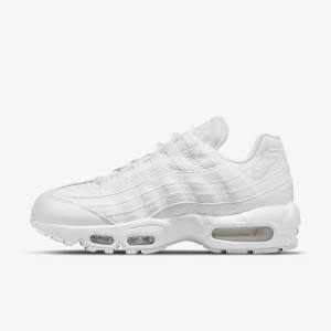 Nike Air Max 95 Women's Sneakers White / Metal Silver / White | NK261SLR