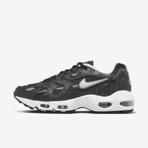 Nike Air Max 96 2 Women's Sneakers Black / Metal Silver / White | NK734KCL