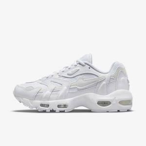 Nike Air Max 96 2 Women's Sneakers White / Platinum / Metal Silver / White | NK253BPF