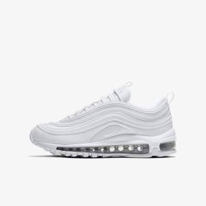 Nike Air Max 97 Older Kids' Sneakers White / Metal Silver / White | NK024VMC