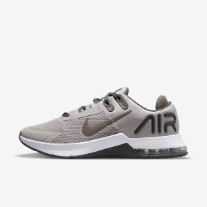 Nike Air Max Alpha Trainer 4 Men's Training Shoes Grey / Olive Grey | NK185DVN