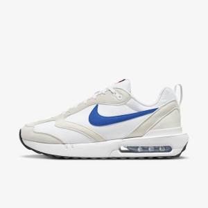 Nike Air Max Dawn Men's Sneakers White / Light Beige / Black / Royal | NK370XKJ