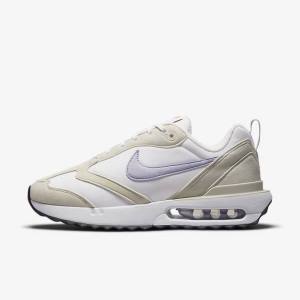 Nike Air Max Dawn Women's Sneakers White / Light Beige / Black / Purple | NK235LCT