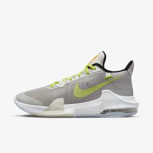 Nike Air Max Impact 3 Men's Basketball Shoes Grey / Green | NK528BUS