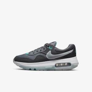 Nike Air Max Motif Older Kids' Sneakers Grey / Turquoise / Dark Grey / Black | NK357FGE