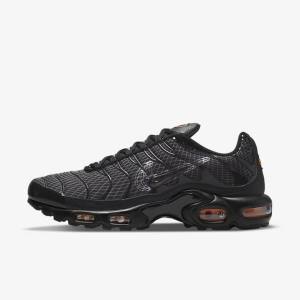 Nike Air Max Plus Men's Sneakers Black / Orange / Grey / White | NK826VWR