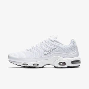 Nike Air Max Plus Men's Sneakers White / Black / Grey / White | NK082YOH