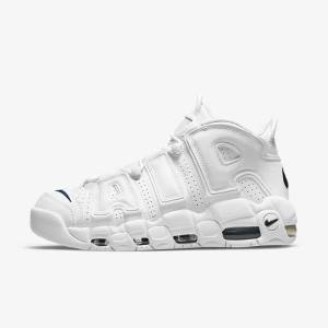 Nike Air More Uptempo 96 Men's Sneakers White / Navy | NK152DMQ