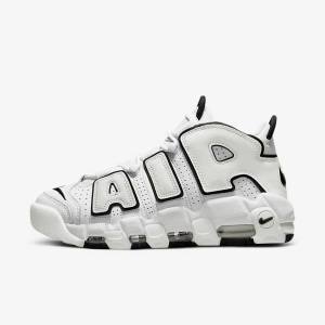 Nike Air More Uptempo Women's Sneakers White / Black | NK539WXB