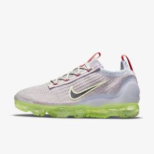 Nike Air VaporMax 2021 FK Women's Sneakers Light Beige / Light Green / Black | NK897RBU