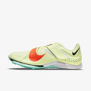 Nike Air Zoom LJ Elite Athletics Jumping Spikes Women's Running Shoes Turquoise / Orange | NK031ORH