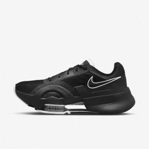 Nike Air Zoom SuperRep 3 HIIT Class Women's Training Shoes Black / Dark Grey / White | NK571LXI